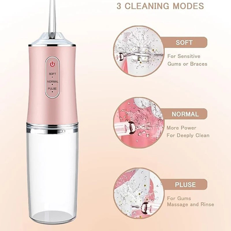 🦷 Irrigador Dental Portátil – Limpieza Profunda sin Dolor