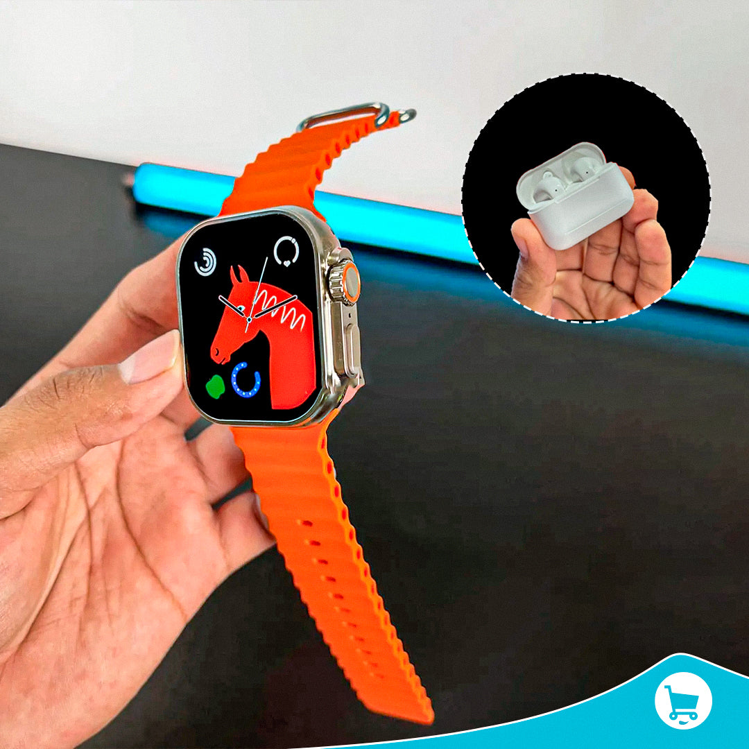 COMBO SMART WATCH X8 MAS AUDIFONOS INALAMBRICOS
