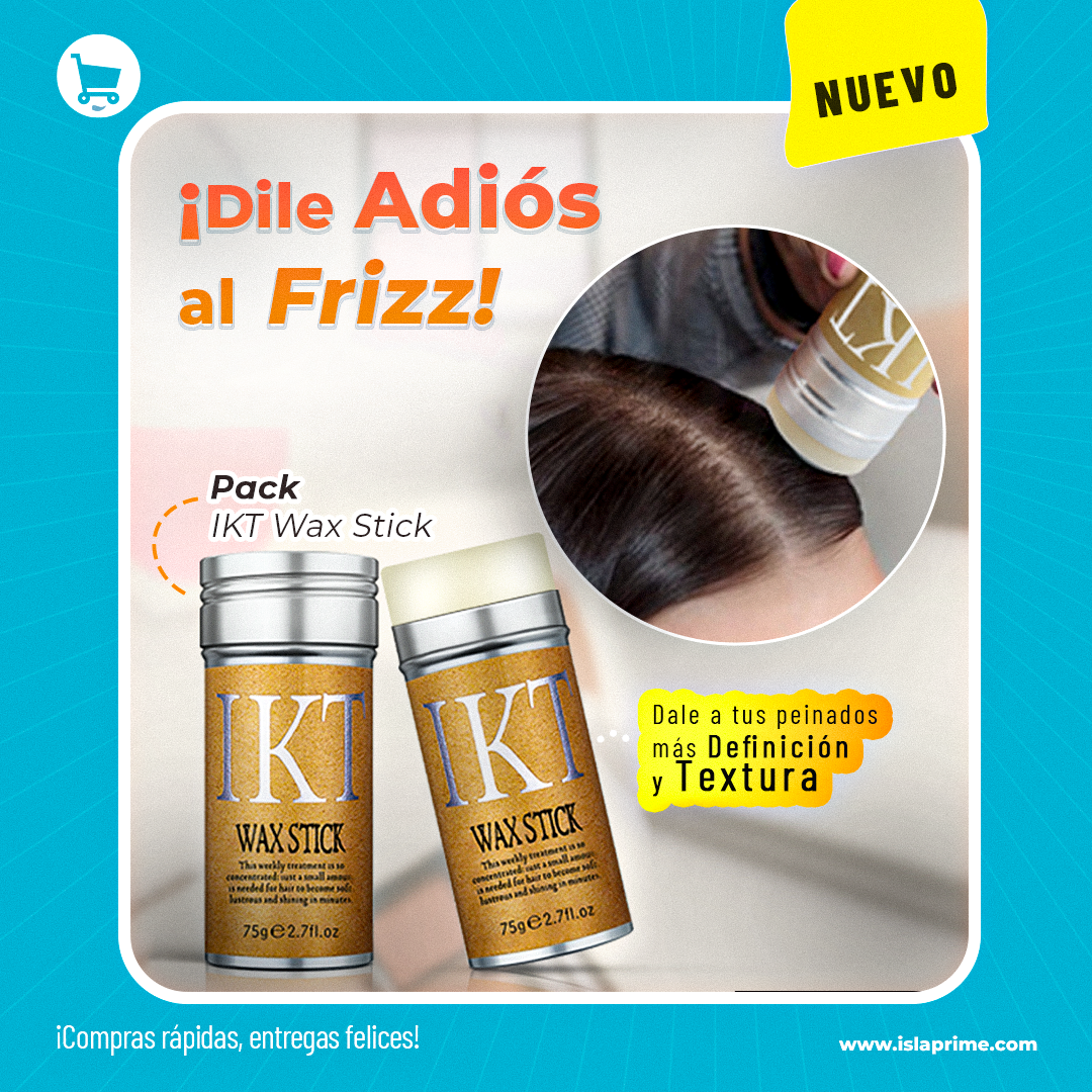 Pack de 2 Barras AntiFrizz IKT Wax Stick