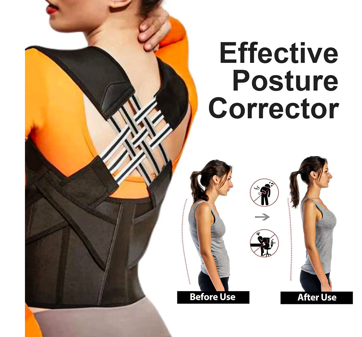 Corrector de Postura Ortopédico Unisex Ajustable de 148 Lb a  190 Lb